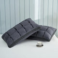 YOUR MOON Soft Pillow King Size of 2 for Sleeping, Super Soft Support Down Alternative Pillow, 100% Cotton Shell Luxury Comfy Fluffy Bed Pillows for Sleep(Gray)