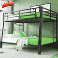 Upgraded & Stronger Heavy Duty Metal Full XL Over Queen Bunk Bed for Adults & Teens, Thickened More Stable Safer Bunkbeds (Greater Weight Capacity) (Full XL Over Queen)