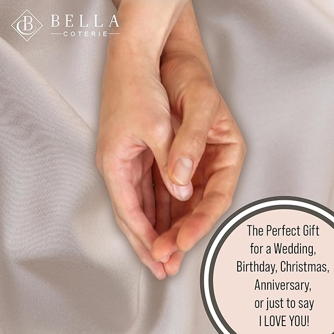 Bella Coterie Luxury Bamboo Viscose Twin Size Sheet Set | 100% Organically Grown | Ultra Soft | Cooling for Hot Sleepers | 18" Deep Pocket [Dune]