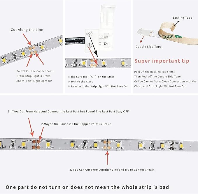 Sensky 19.7ft/6m Motion Activated LED Strip Light Kit with FCC Listed Adapter for Gun Safe, Under Cabinet, Under Bed, Pantry, Kitchen, Stairway, Closet Lighting (White 6000-6500K)
