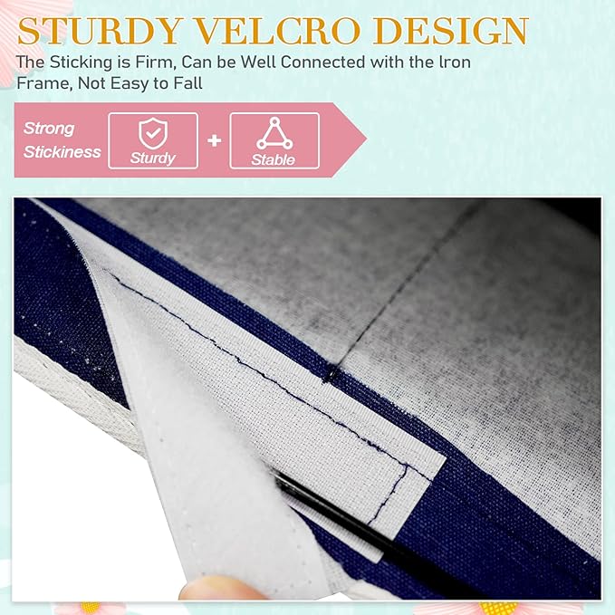 Ozzptuu Bedside Storage Caddy/Bedside Hanging Storage Bag for Headboards Bunk Beds Dorm Rooms Book Phone Magazine Holder (Navy Blue)