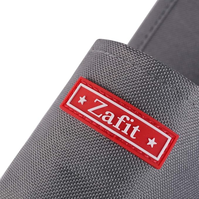 Zafit Bedside Storage Organizer - Table Cabinet Organizer Caddy for Remotes, Phone, Glasses (4 Pockets - Grey)