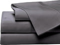 Cozy Earth Luxury Bed Sheet Set - 100% Viscose from Bamboo Fabric, Ultra-Soft & Breathable, Fits Regular & Deep Pocket Mattresses up to 20" - 4 Pieces Split King Sheet Set Charcoal