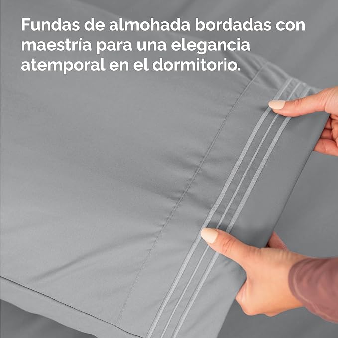 Twin Size 3 Piece Sheet Set - Comfy Breathable & Cooling Bed Sheets Set - Hotel Luxury Bedding for Women, Men, Kids, Teens, Boys & Girls - Deep Pockets, Soft and Wrinkle Free - Oeko-Tex - Steel Blue
