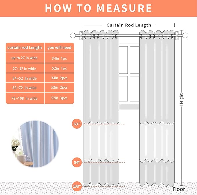 XiDi Blue Curtains for Bedroom, Girls Room Blackout Curtains, Kids Room Darkening Curtains, Light Blue Decor, 1 Panel Light Blue/52/84/1