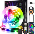 Motion Sensor LED Light Strip Indoor 9.84ft/3M, Under Bed Lights RGB Color Changing | Music Sync | App & Remote Control | USB 5V Dimmable | Night Lights for Bedroom, Stair, Cabinet Decor Decor