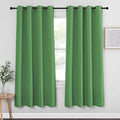 NICETOWN Blackout Curtain Drape 72 inch Long - Grommet Noise Reducing Thermal Insulated Modern Window Treatments for Bedroom Living Room (1 Panel, 52 x 72 Inch, Froest Green)