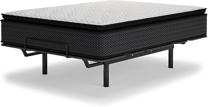 Signature Design by Ashley Limited Edition Pillow Top 13 " Pillow Top Hybrid Mattress with Gel Memory Foam, Edge Support for Cool Sleep and Pressure Relief, Queen, Fiberglass Free, Mattress In A Box