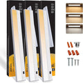 Ansen 3Packs of Under Cabinet Lights for Kitchen, 36in 22W 1426LM, Dimmable Hardwire Led Light for Closet, CRI>92, R9>90, 3 Color Temperature, 3000K/4000K/5000K(Warm White, Cool White, Daylight)