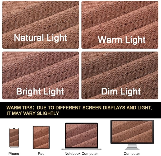 PrinceDeco 100% Linen Blackout Curtains Extra Wide Thermal Insulated Door Curtain Grommet Top Curtain Drapes for Living Room/Sliding Glass Door,100 X 96 Curtains,Washed Spice