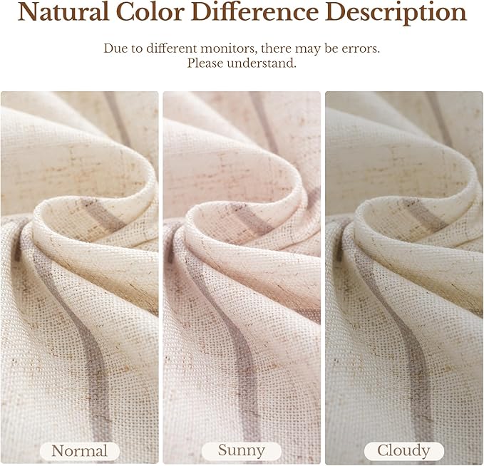 Plaid Pinch Pleated Curtains - Modern Luxury Linen Buffalo Blackout Drapes, Thermal Insulated Double Layer Window Panels for Living Room Bedroom, 90 Inches Long Brown 2 Panels Set