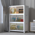 Extra Large Stackable Storage Bins with Lids&Wheels,375QT-125QT/32GAL*3Pack Collapsible Container Closet Organizers,Plastic Stackable Storage drawers for bedroom Dorm