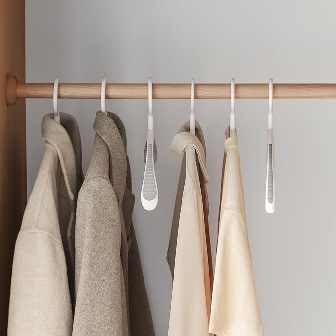 Clothes Hangers Plastic, Makes The Perfect Coat Hanger and General Space Saving Clothes Hangers for Closet