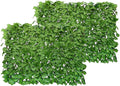 BYBAG Expandable Faux Ivy Fence Privacy Screen for Patio Outdoor Balcony Bedroom Decor,Artificial Light Green Leaves Wall Decoration Fencing Panel(Single Sided Leaves)