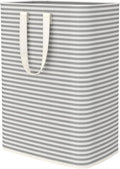 Lifewit Laundry Hamper Large Collapsible Laundry Baskets, Freestanding Waterproof Clothes Hamper with Easy Carry Handles in Laundry Room Bedroom Bathroom College Dorm for Adults, Gray, 65L