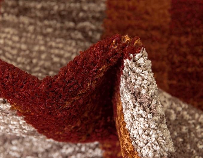 Unique Loom Autumn Collection Area Rug - Providence (7' 10" Octagon, Multi/ Beige)
