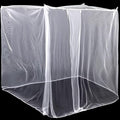 4 Corners Mosquito Net for Mosquiteros para Camas Bed Canopies Netting Bed Drapes Rectangular Mosquito Mesh for Camping Home Outdoor Travel(White,L75 X W71 X H67 Inch,1 Opening)