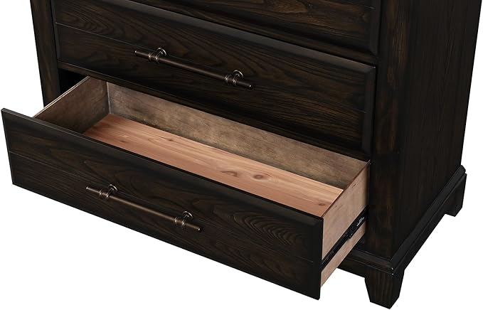 2 Drawer Nightstand Set of 2, Matching Bedside Tables with Modern Design and Easy-to-Clean Surfaces