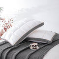 YOUR MOON Soft Pillow King Size of 2 for Sleeping, Super Soft Support Down Alternative Pillow, 100% Cotton Shell Luxury Comfy Fluffy Bed Pillows for Sleep(White)