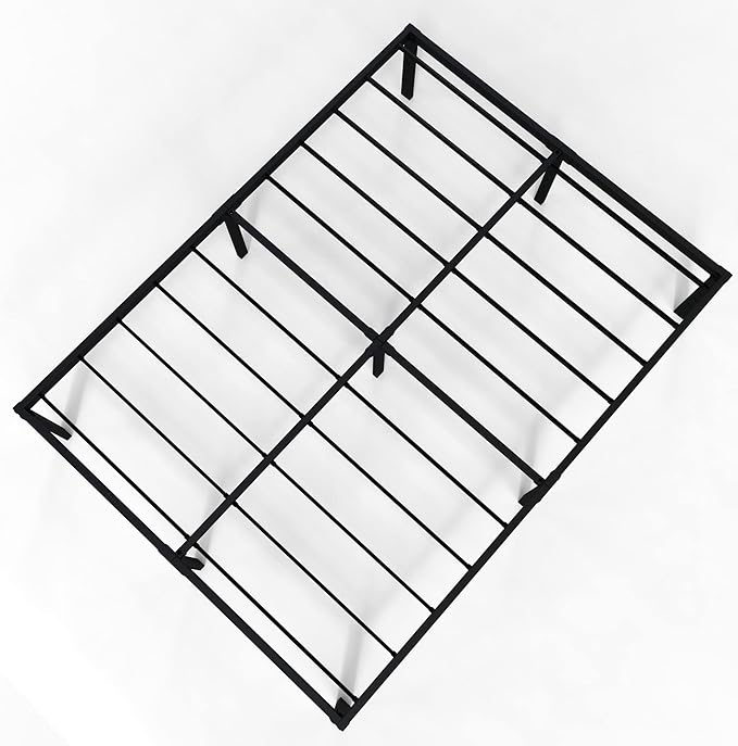 18 Inch King Bed Frame Heavy Duty Metal Platform No Box Spring Needed, Maximum Storage, Easy Assembly, No Noise, Black