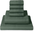 Mellanni California King Sheet Set - 6-Piece Iconic Collection Bedding, (Including 4 Pillowcases), 16-Inch Deep Pocket, Easy Care, Extra Soft, Cooling Sheets, Brushed Microfiber - Emerald Green