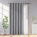 100% Blackout Curtains 90 Inch Length 2 Panels Set, Black Out Curtains for Living Room, Light Grey Thermal Insulated Grommet Drapes Bedroom Luxury Decor Privacy(70W × 90L inch, Light Grey)