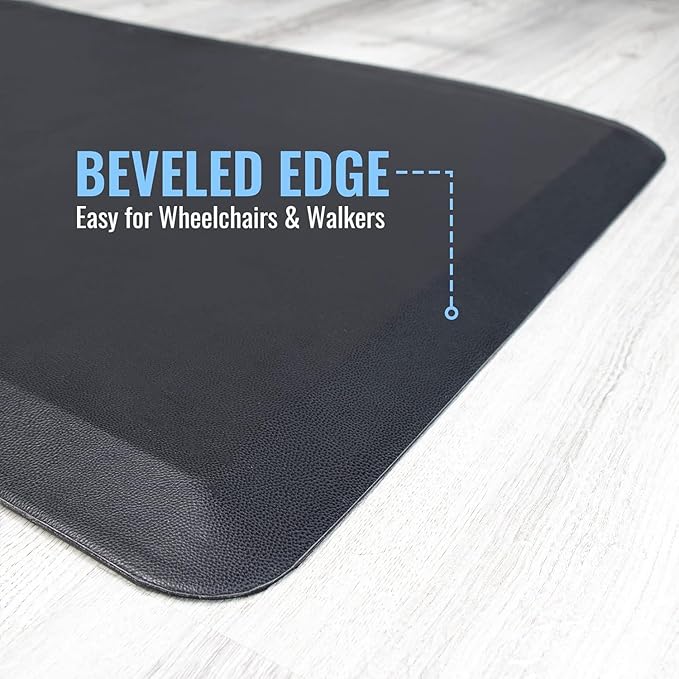 Fall Protection Mat for Elderly - Cushion Safety Mat Reduces Impact - Anti-Slip Fall Mats for Elderly - Bedside Floor Mats-24''x70''x3/4''