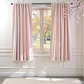 Lazzzy Velvet Blackout Curtains Thermal Insulated Room Window Drapes Super Soft Luxury Curtains for Living Room Bedroom Rod Pocket 2 Panels, Dusty Pink, 52" W x 72" L