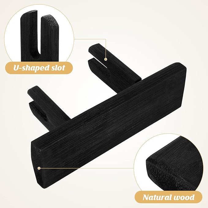 IMIKEYA Japanese & Chinese Folding Fan Display Stand - Wooden Base, Holder & Display for Folding Fans