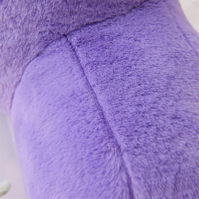 Holawakaka Reading Pillow for Sitting up in Bed Sofa Kids Teens, Backrest Pillow with Arms for Girls Women Petites Pregnancy, Back Support Cushion for Couch Floor Nursery Playroom (Lavender)