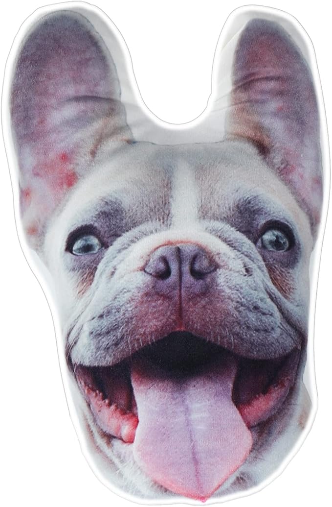 Custom4U Custom Face Pillow Personalized Dog Face Pillow Double Side Print Gifts for Birthday Thanksgiving Christmas (12inches)