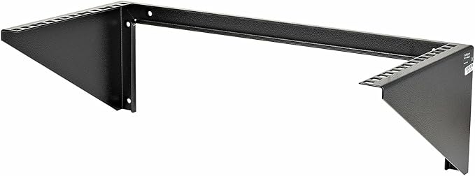StarTech.com 5U Vertical Wall Mount Rack - 19in Low Profile Open Wall Mounting Bracket - Network/Server Room/Data/AV/IT/Patch Panel/Communication/Computer Equipment - w/ Cage Nuts/Screws, TAA