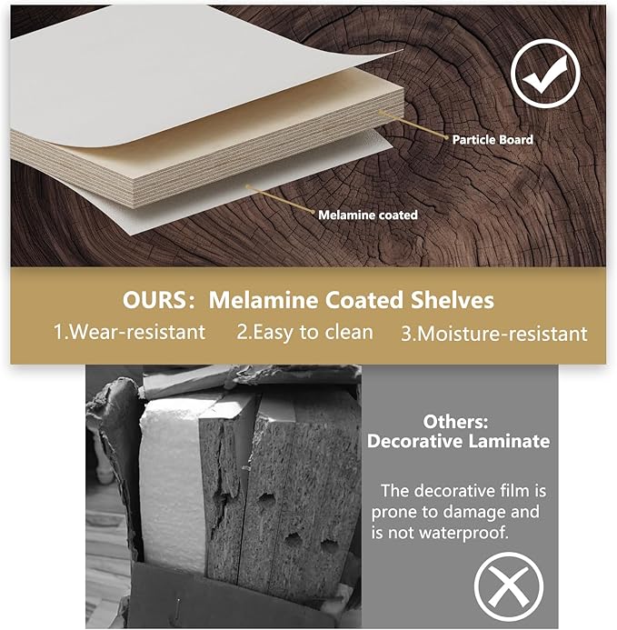 Double Hanging Closet Unit, Modular System Organizer With Storage for Walk-In Closets, Clothing Rack Wardrobe for Hanging Clothes, Bedroom, Wood, 31.5"W