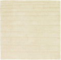 Unique Loom Solid Shag Collection Area Rug (7' 10" Square, Pure Ivory)