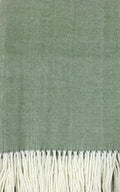 Alashan Cotton Acrylic Adirondack Herringbone Woven Throw - Throw Blanket - Soft Beach Grass
