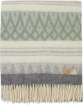 | Wool Blanket/Throw | 100% New Zealand Wool | Perfect for Home and Outdoors | Virgin Wool Throw with Fringes 75"x87" (190 x 220 cm)