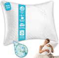 Xtreme Comforts Pillows for Sleeping - GreenGuard Gold Certified Adjustable King Memory Foam Pillow for Side, Back & Stomach Sleepers w/Removable Cooling Zipper Cover - Made in The USA