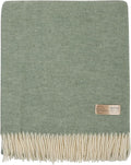 | Wool Blanket/Throw | 100% New Zealand Wool | Perfect for Home and Outdoors | Virgin Wool Throw with Fringes 67"x79" (170 x 200 cm)