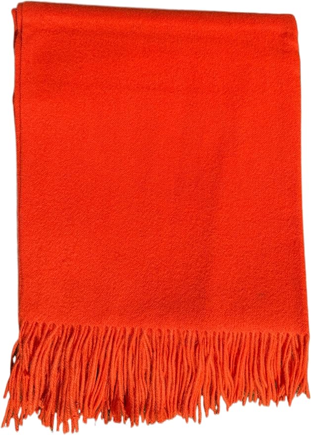 Alashan Cashmere Blend Ripple Finish Woven Throw (Comet)