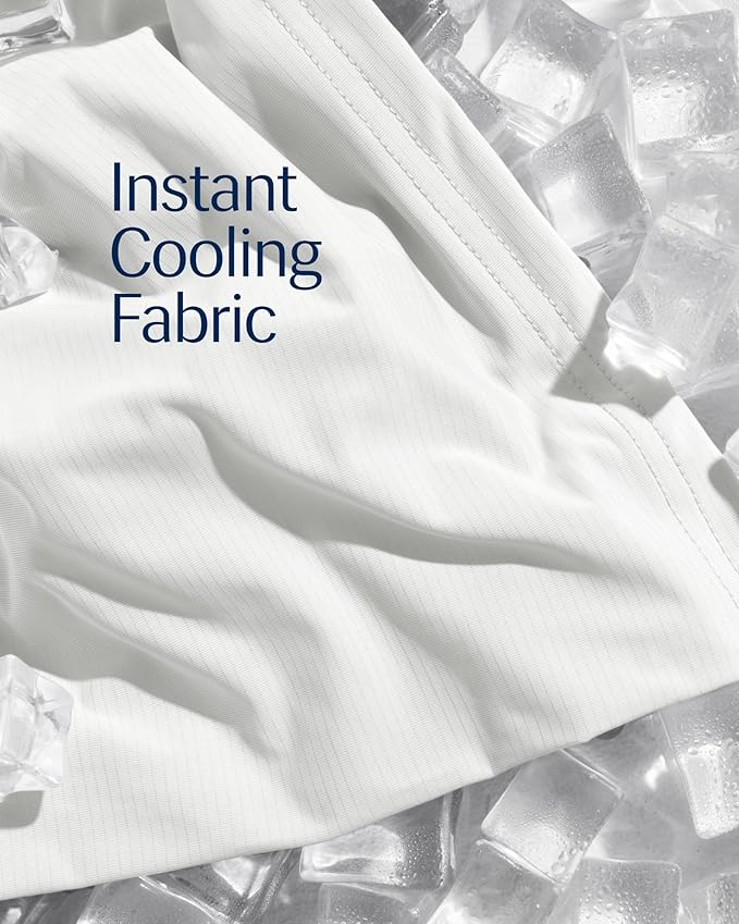 REST® Evercool®+ Top Sheet, Cali King/King Size, Arctic White, 104"X108" (1 Flat Sheet only)