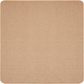 House, Home and More Skid-Resistant Carpet Indoor Area Rug Floor Mat - Pebble Beige - 4 Ft X 4 Ft - Non Slip Rubber Backing, Stain Resistant, Dog Friendly, Living Room Bedroom Kitchen Entryway