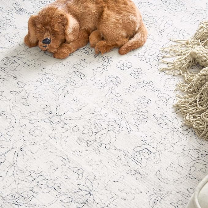 jinchan Runner Rug 2x5 Kitchen Rugs Hallway Runner - Machine Washable Vintage Floral Non-Slip, Low Pile Soft Ultra-Thin Distressed Carpet for Entryway Farmhouse Bedroom Laundry Room (2’x5’, Ivory)