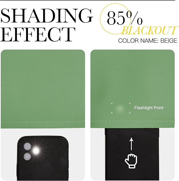 NICETOWN Room Darkening Curtains and Drapes for Bedroom - Grommet Energy Saving Thermal Insulated Light Blocking Window Treatments for Kitchen (Forest Green, 1 Pair, W46 x L54)