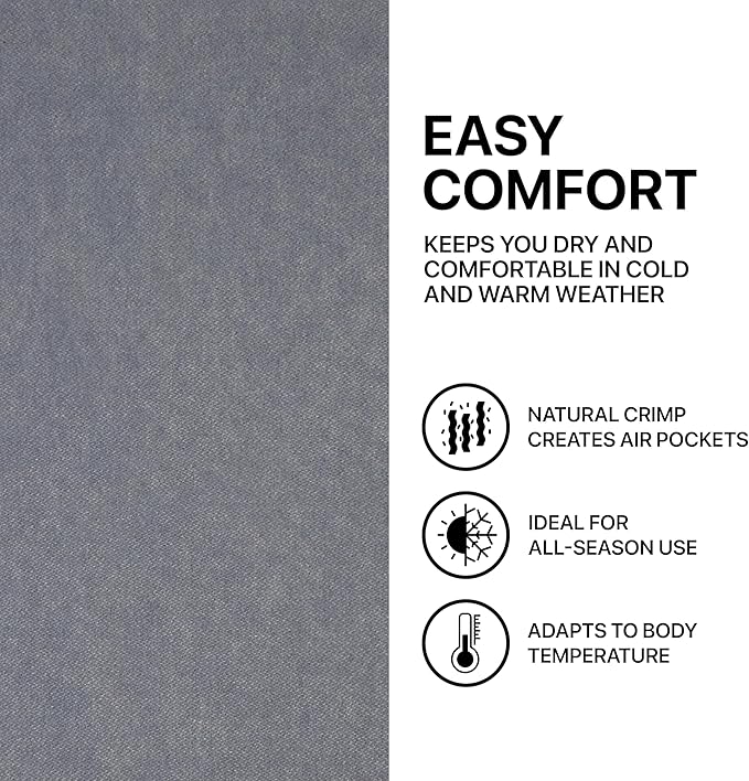 | Wool Blanket/Throw | 100% New Zealand Wool | Perfect for Home and Outdoors | Virgin Wool Throw with Fringes 75"x87" (190 x 220 cm)