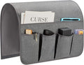 SYSOV Sofa Armrest Organizer, Remote Control Holder for Recliner Couch, Arm Chair Caddy with 6 Pockets for Magazine, Tablet, Phone, iPad