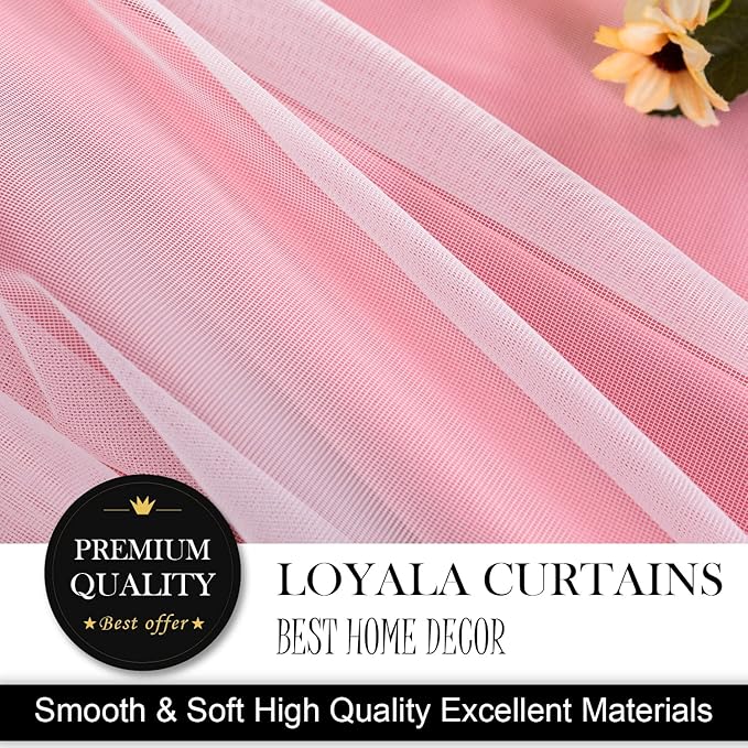 Star Blackout Curtains - 2 Panel Set, 84 Inches Long, Pink, Nursery & Girls' Room, Cute Kids Design