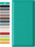 Ophanie Kitchen mats for Floor, 3/4 inch Thick, Kitchen Rugs, 20''x48'' Anti Fatigue Standing Cushioned Mat, Waterproof,Comfort Ergonomic mat for Office, Home, Sink, Teal Non-Slip Bottom