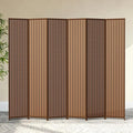 6 Panel Room Divider and Extra Wide Folding Privacy Screen, 94.5" W x 67" H, Bamboo Room Divider for Room Separation.