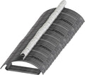 Gold Hangers 100 Pack - Heavyduty Non Slip Slimline Suit Jacket T Shirt Hangers - Space Saving (Black)