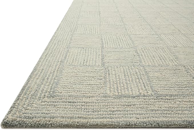 Loloi Chris Loves Julia Francis Collection FRA-03 Silver/Sky 3'-6" x 5'-6" Accent Rug